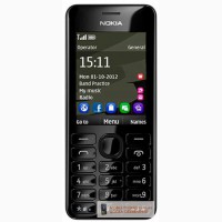 Продам новый мобильный телефон Nokia Asha 206 Black( 2 сим-карты)