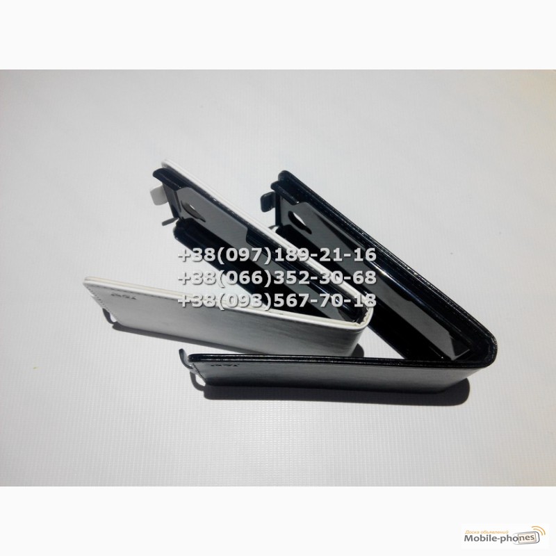 Фото 4. Флип чехол для Xiaomi Hongmi Redmi Note (белый, черный)