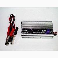 Преобразователь (инвертор) 12V-220V 1500W black/silver