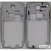 Корпус (средняя часть)рамка Samsung I9500 Galaxy S4 - цвет белый/черный
