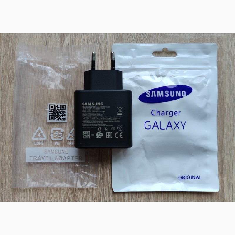 Фото 7. Зарядное Samsung 45 Вт, EP-TA845, Super Fast Charging 2.0, Type-C