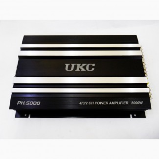 Автомобильный усилитель звука UKC PH.5800 8000W 4-х канальный