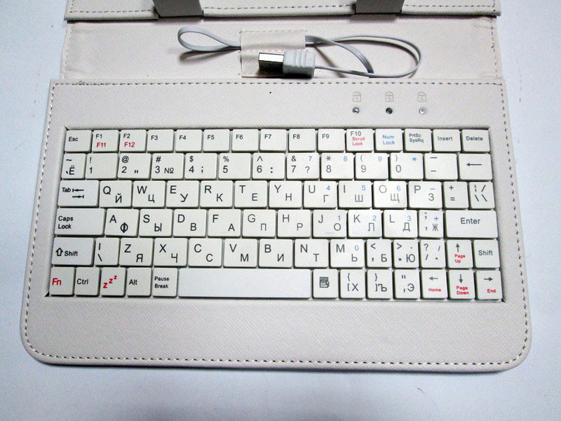 Фото 2. Чехол-клавиатура USB 7 Белый