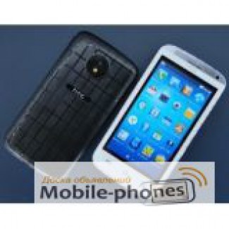 HTC One 501, 2 Sim + чехол! (черный и белый)