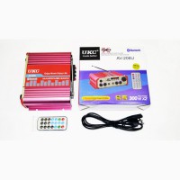 Усилитель UKC AV-206U - Bluetooth, USB, SD, FM, MP3! 300W + 300W Караоке 2х канальный