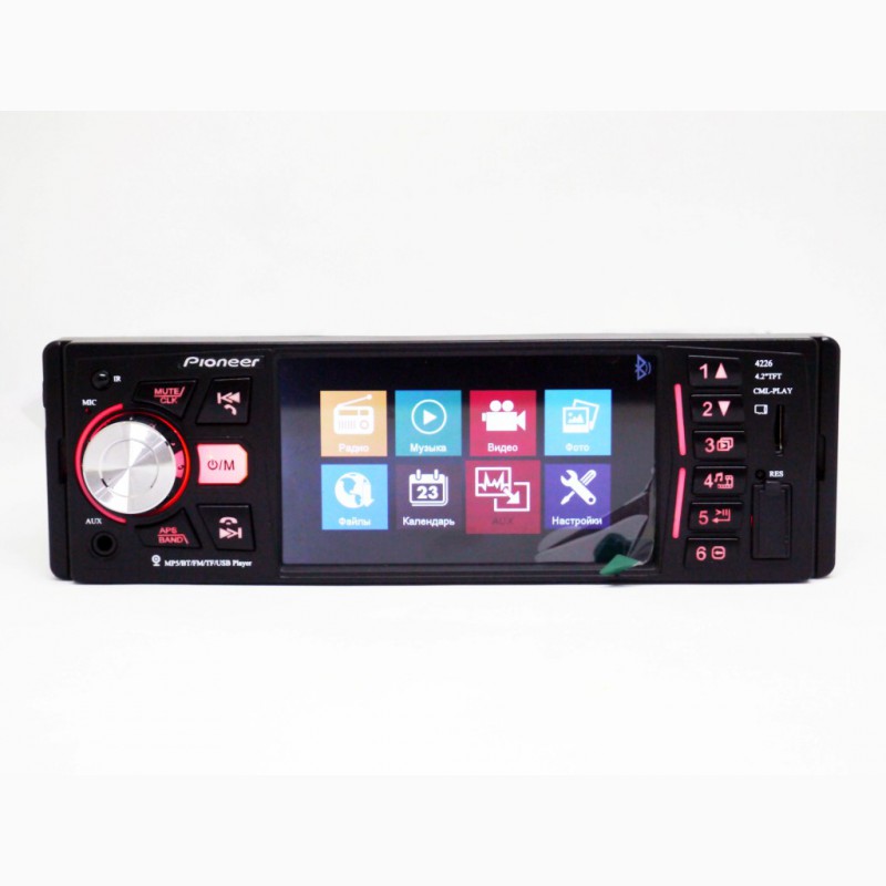Фото 6. Магнитола Pioneer 4226 ISO - экран 4, 1#039;#039;+ DIVX + MP3 + USB + SD + Bluetooth