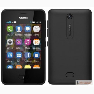 Nokia Asha 501 dual sim (black)