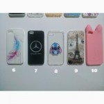 Чехол Бампер силиконовые с принтом на iphone 5