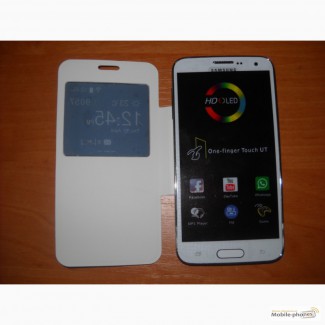 Samsung S5 4, 7 black white (2 sim, tv, java, wi-fi