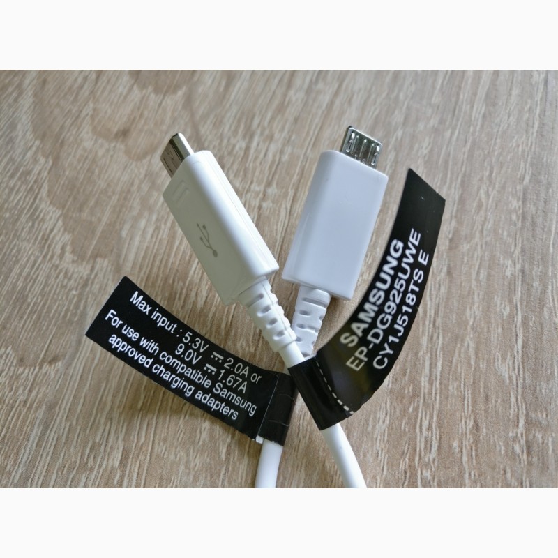 Фото 3. Кабель Samsung, USB-Micro на USB, EP-DG925UWE, оригінал