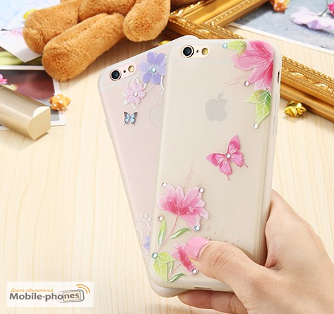 Чехол - (люминисцентный) для iPhone 6 6 S 2 расцветки