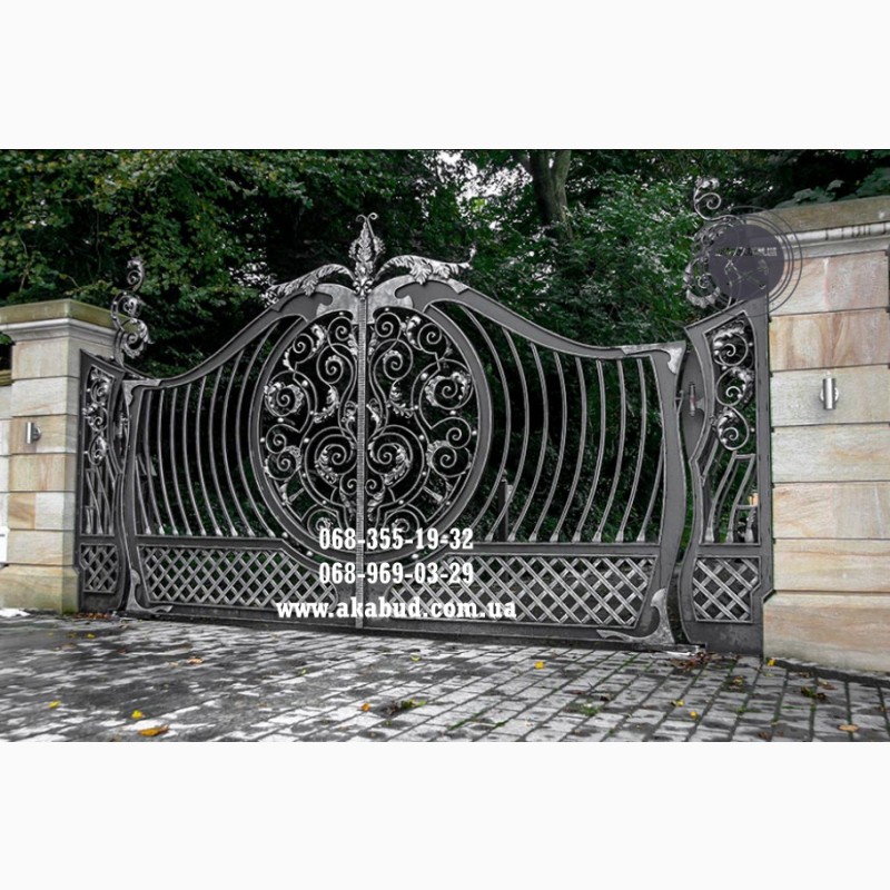 Фото 12. Ворота розпашні та ворота відкатні, навіси, балкони, паркани, козирки