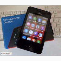 Nokia Asha 501 dual sim black (UA/UCRF) в идеальном состоянии