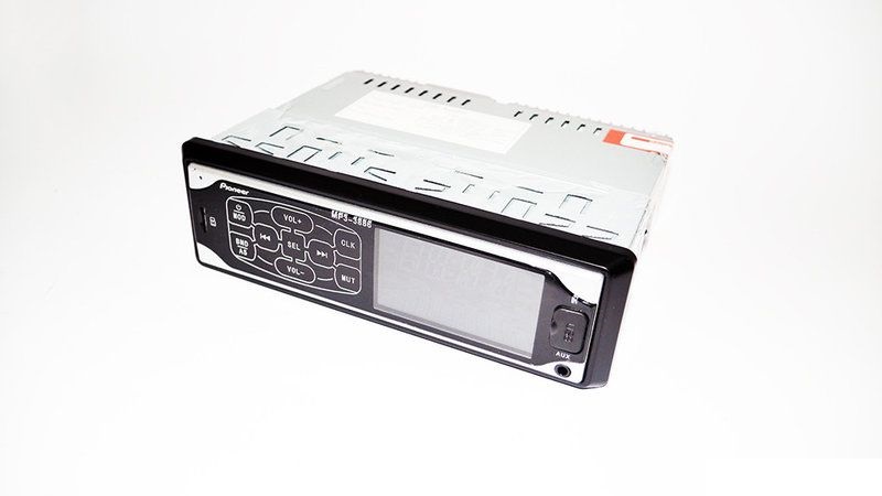 Фото 2. Автомагнитола Pioneer 3886 ISO - MP3 Player, FM, USB, SD, AUX сенсорная магнитола