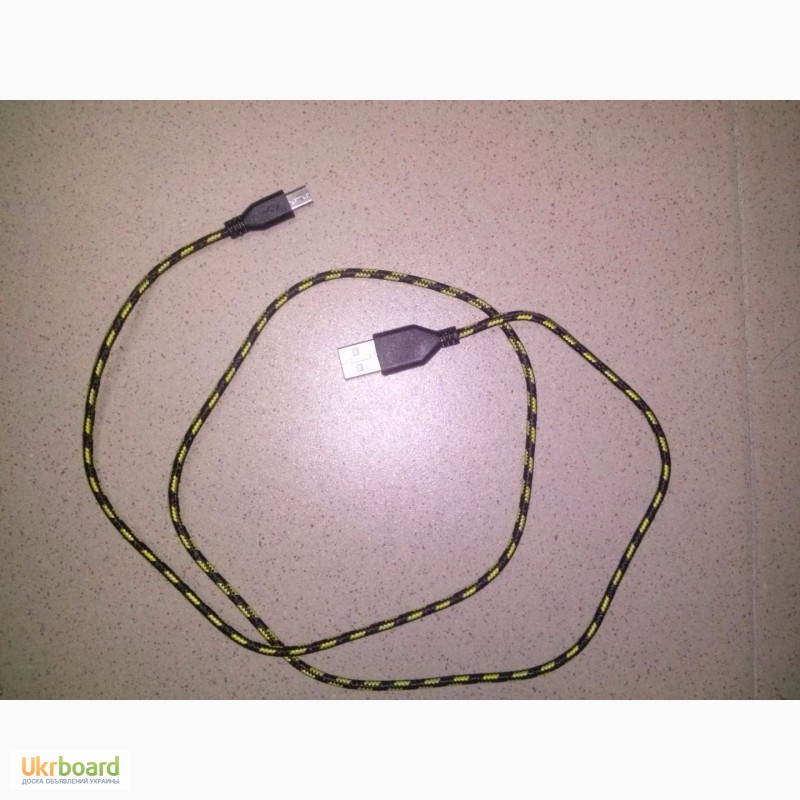 Фото 7. Micro USB Кабель 1 метр шнур плетенный