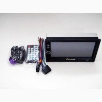 2din автомагнитола Pioneer 7018 USB, SD, Bluetooth, ПУЛЬТ НА РУЛЬ (короткая база)