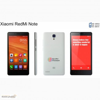 Xiaomi RedMi Note оригинал. новый. гарантия 1 год. отправка по Украине