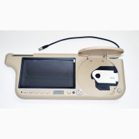 Авто козырек 7 с DVD+USB+SD Бежевый