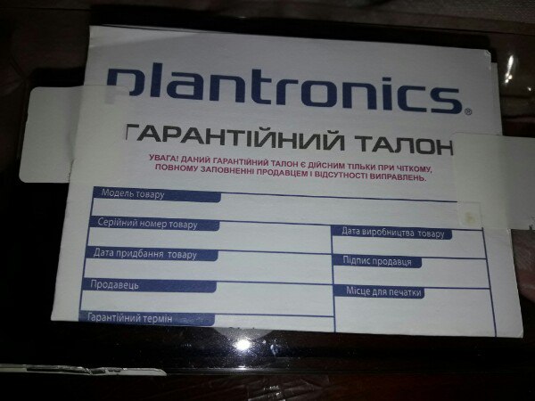 Фото 5. Продам Bluetooth-гарнитуру Plantronics ML18