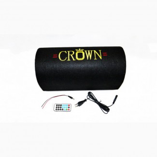 6 Активный сабвуфер бочка CROWN 200Вт + BLUETOOTH