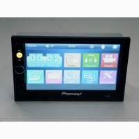 2din автомагнитола Pioneer 7010 USB, SD, Bluetooth, ПУЛЬТ НА РУЛЬ (короткая база)