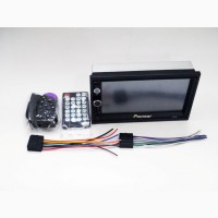 2din автомагнитола Pioneer 7010 USB, SD, Bluetooth, ПУЛЬТ НА РУЛЬ (короткая база)