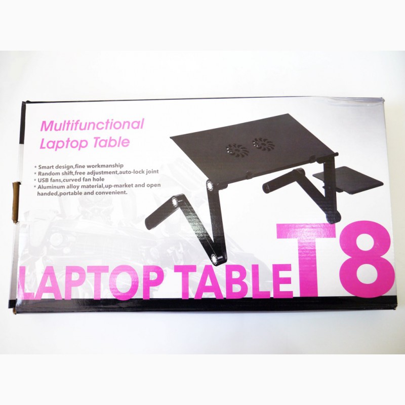 Фото 7. Стол для ноутбука Laptop table T8 с кулером